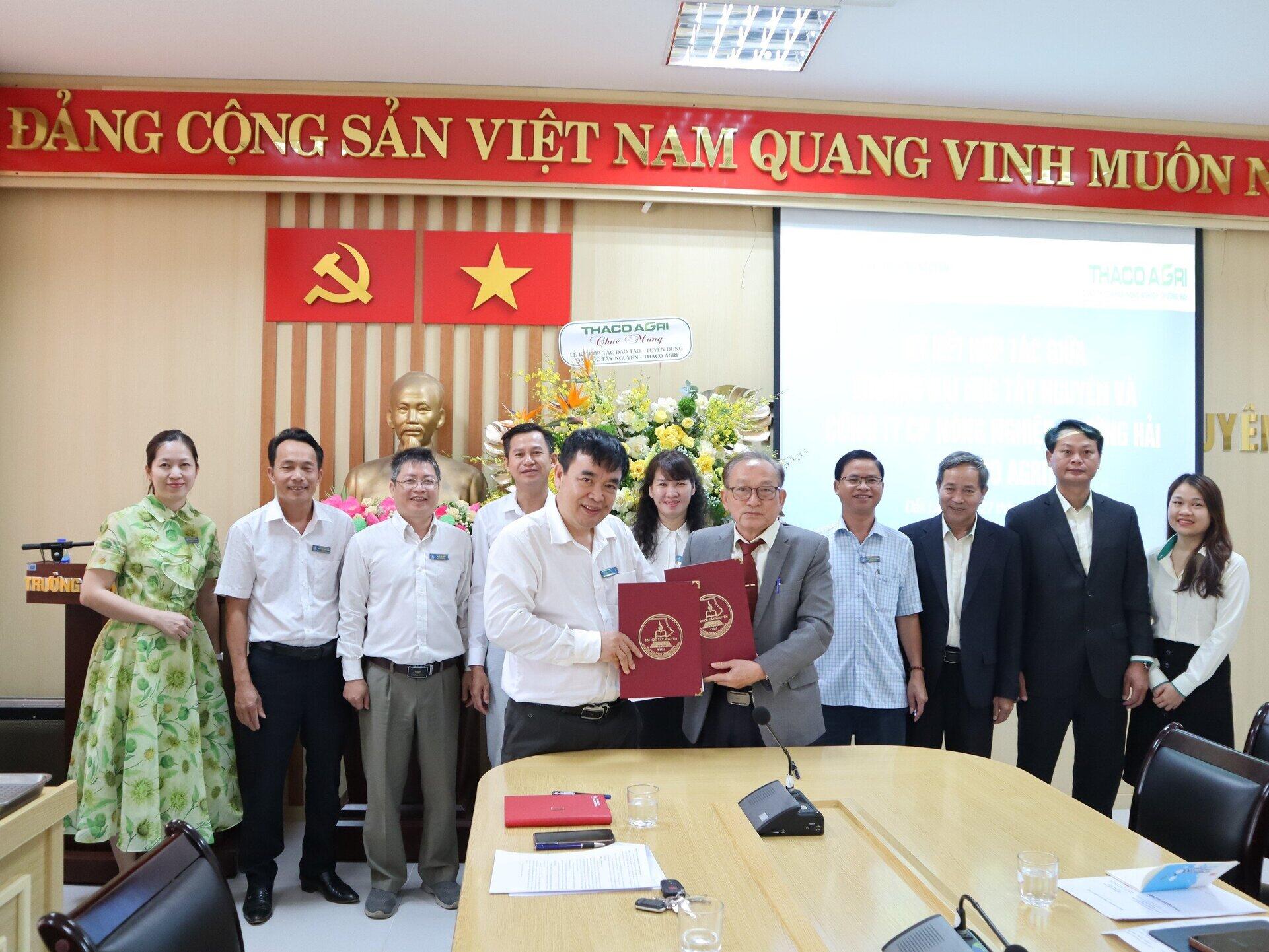 THACO AGRI và Trường Đại học Tây Nguyên hợp tác đào tạo nguồn nhân lực chất lượng cao