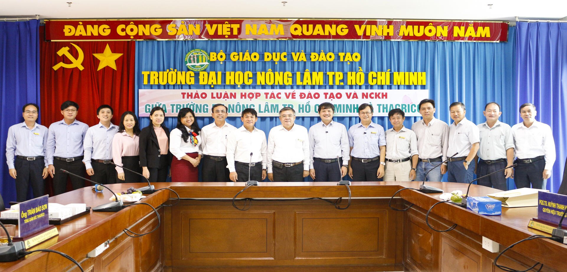 Thảo luận hợp tác về đào tạo và NCKH giữa THACO AGRI và trường ĐH Nông Lâm