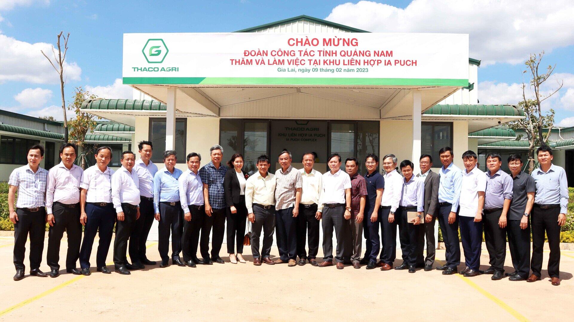 ĐOÀN CÔNG TÁC TỈNH QUẢNG NAM ĐẾN THĂM VÀ LÀM VIỆC TẠI THACO AGRI
