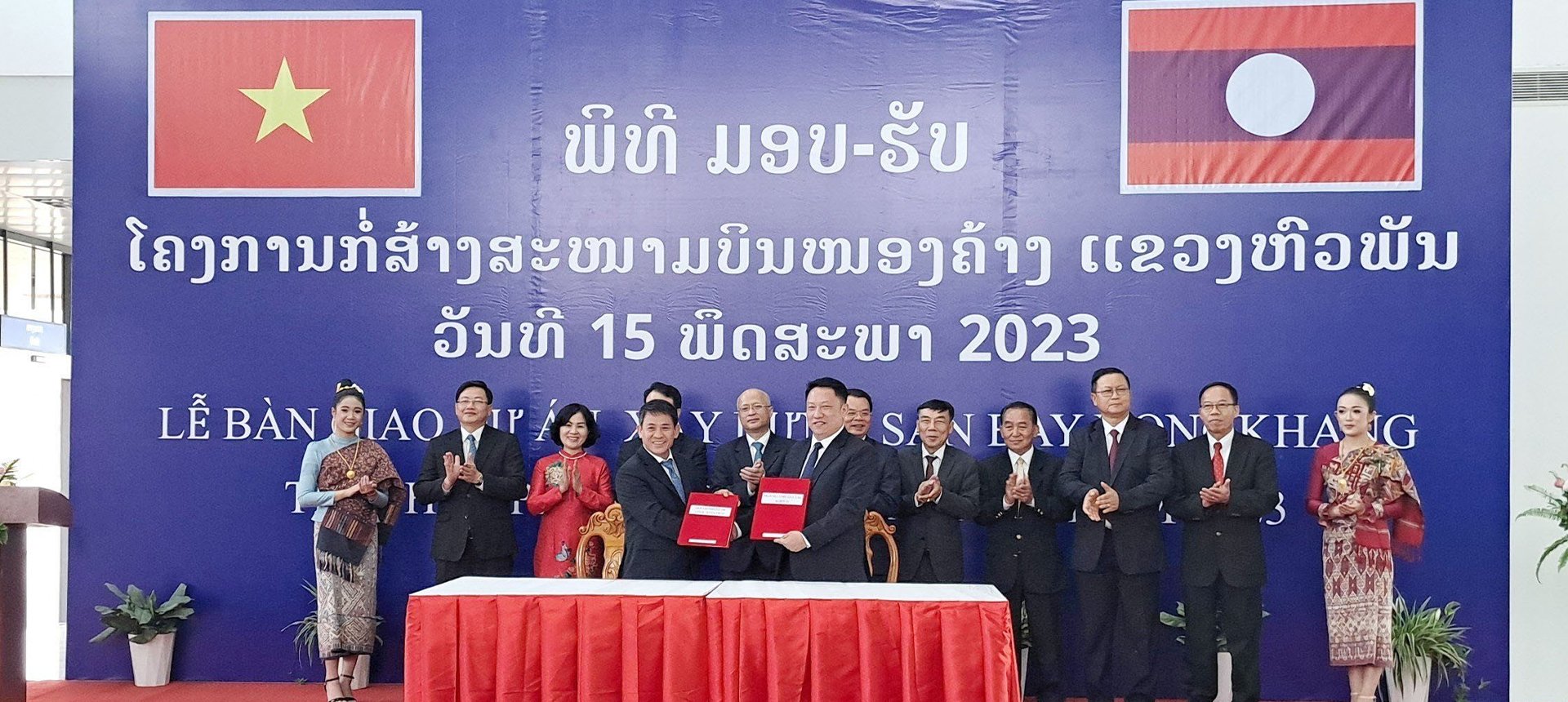 HAGL AGRICO bàn giao sân bay Nong Khang