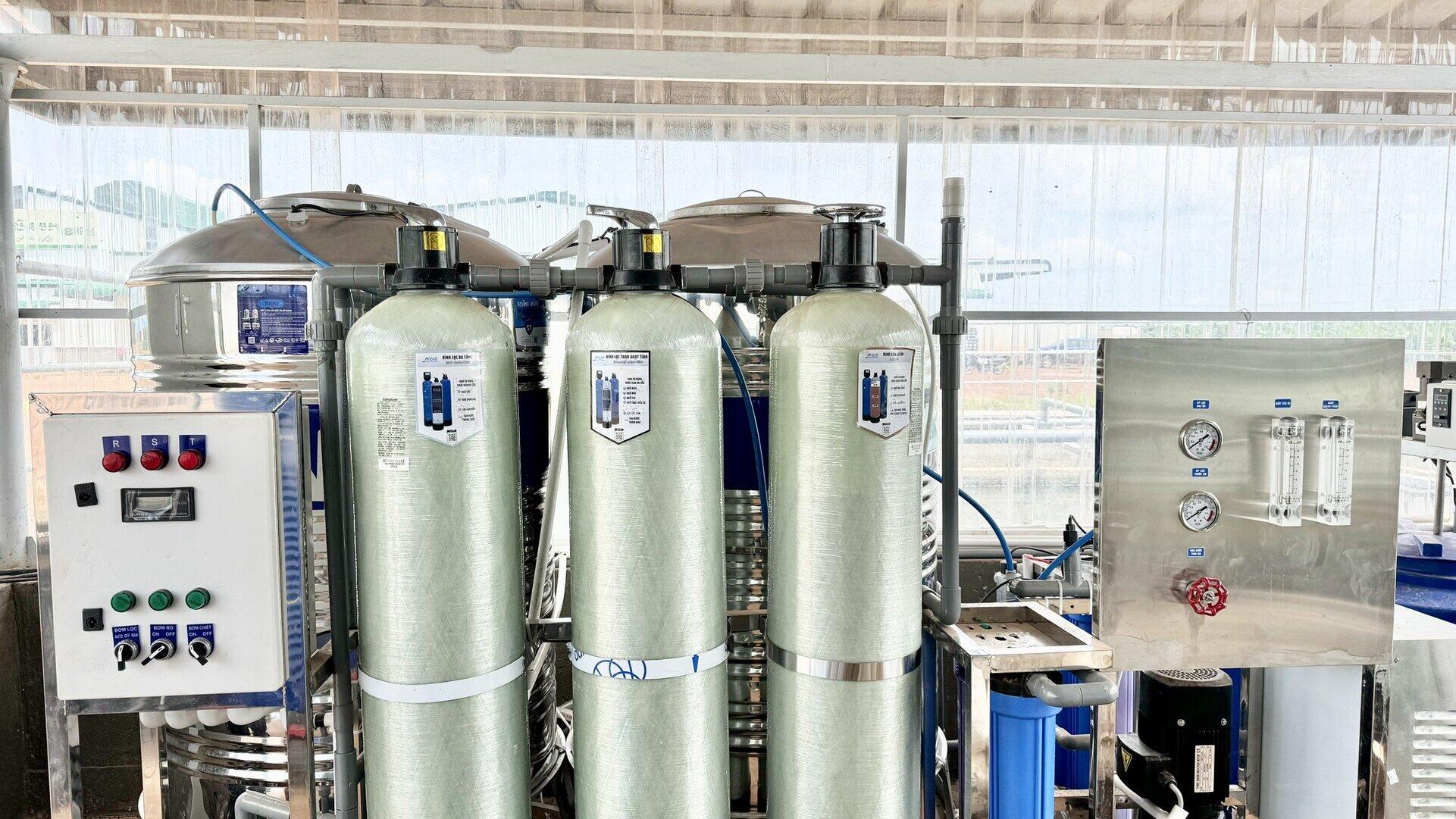 KLH Snuol đầu tư hệ thống lọc nước sạch cho người lao động