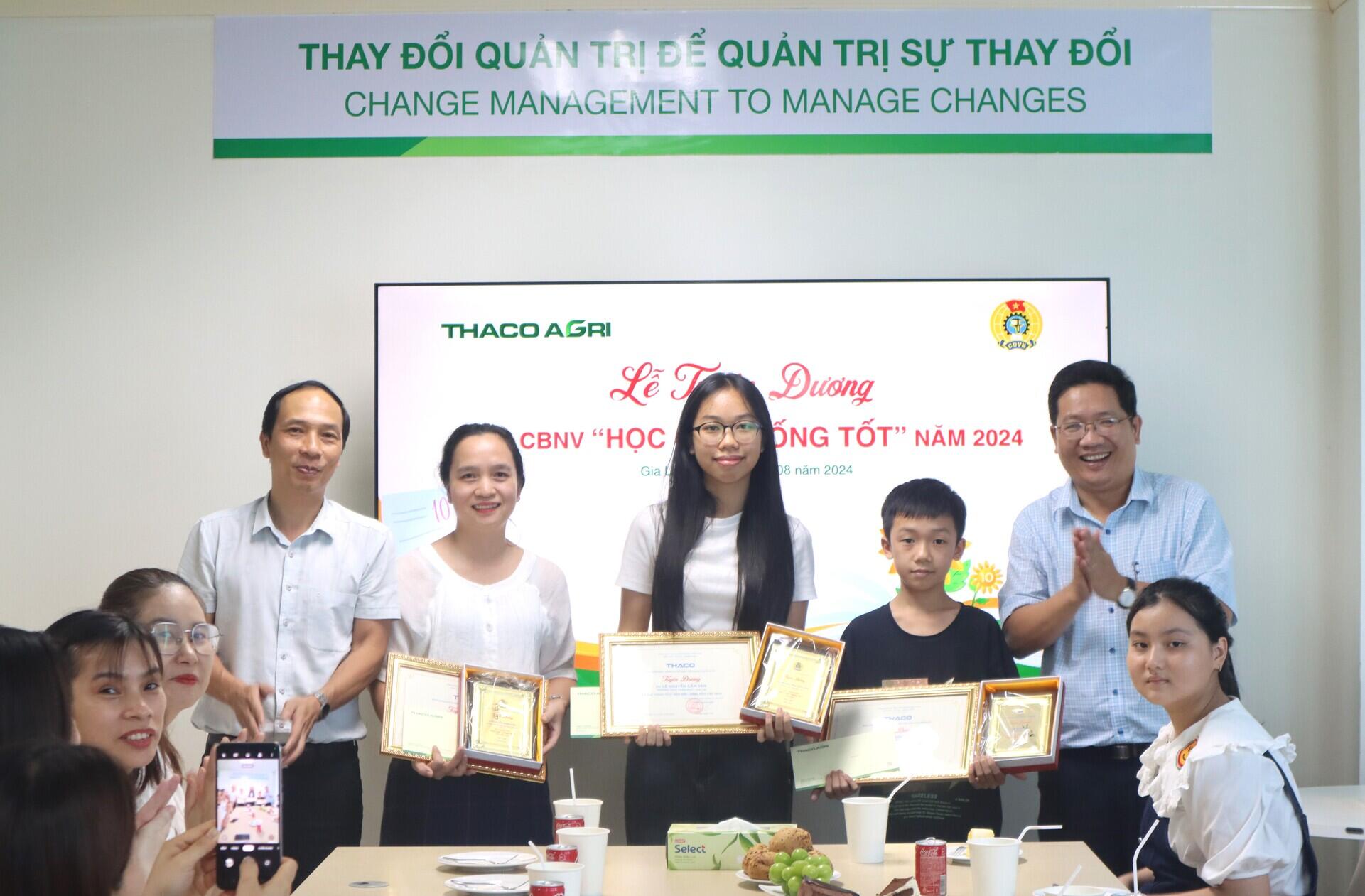 THACO AGRI tuyên dương con CBNV “Học giỏi - Sống tốt” năm 2024